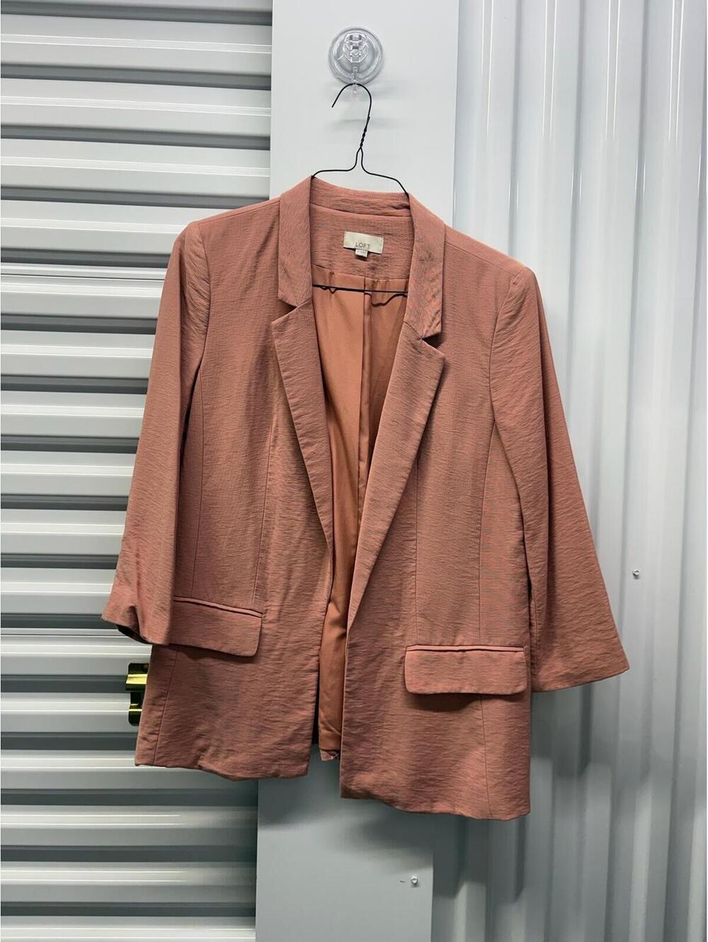 LOFT Women’s Size 8 LOFT Salmon Blazer Rayon Blend Jacket